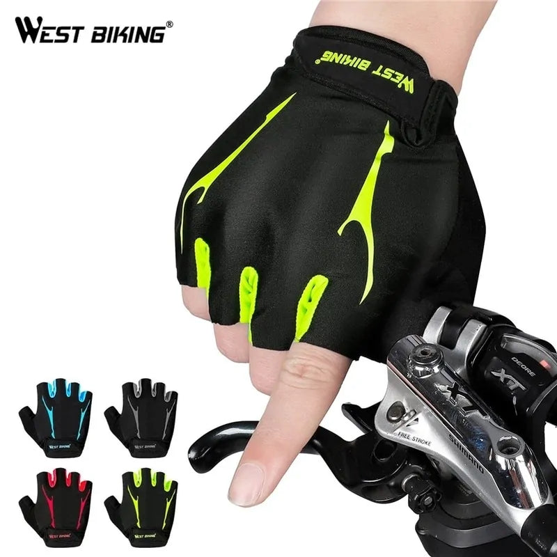 Half Finger Anti Slip Shockproof Cycling Gloves